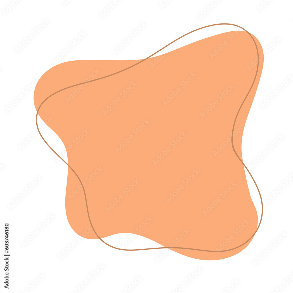 Beige neutral abstract modern shape Beige neutral abstract modern shape