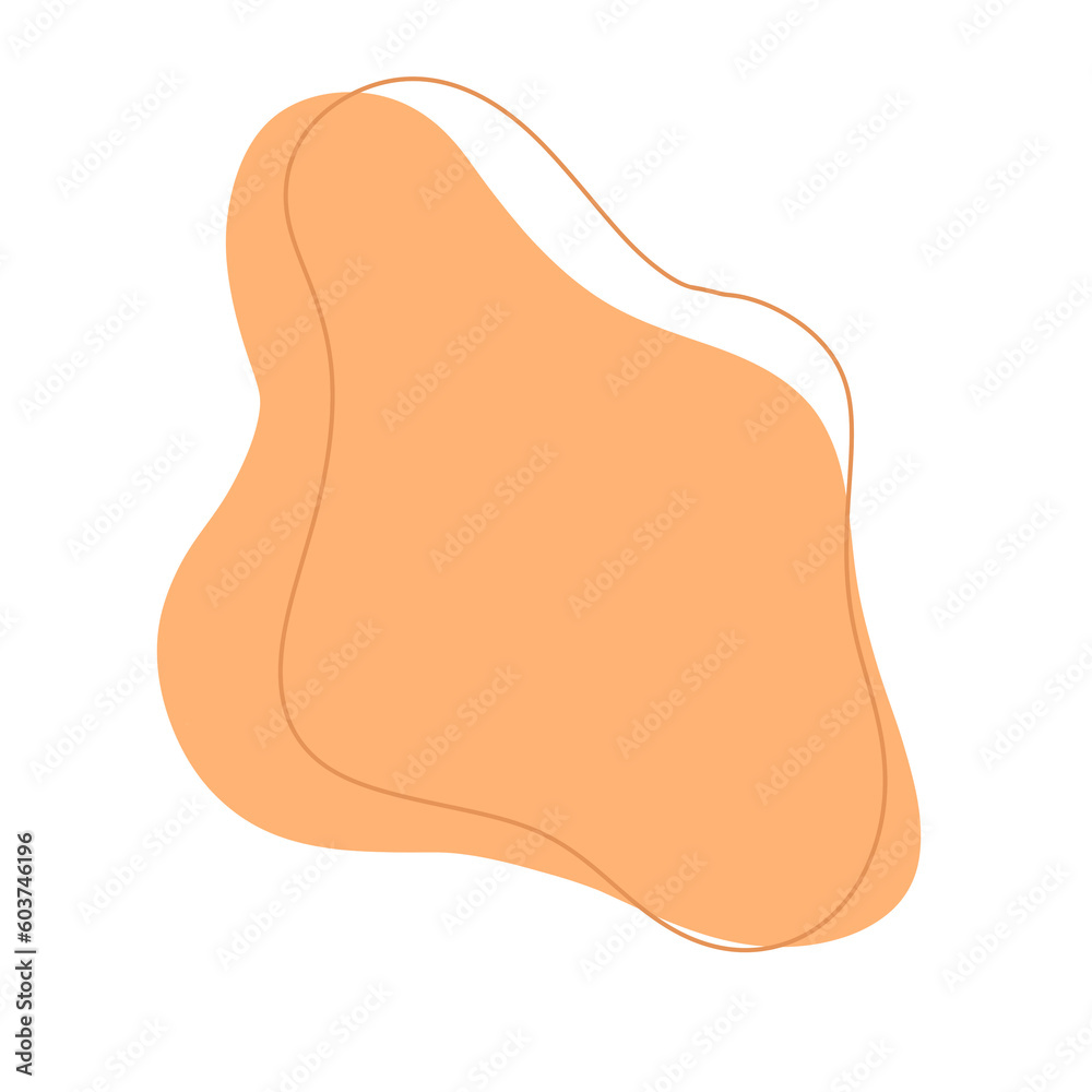 Beige neutral abstract modern shape Beige neutral abstract modern shape