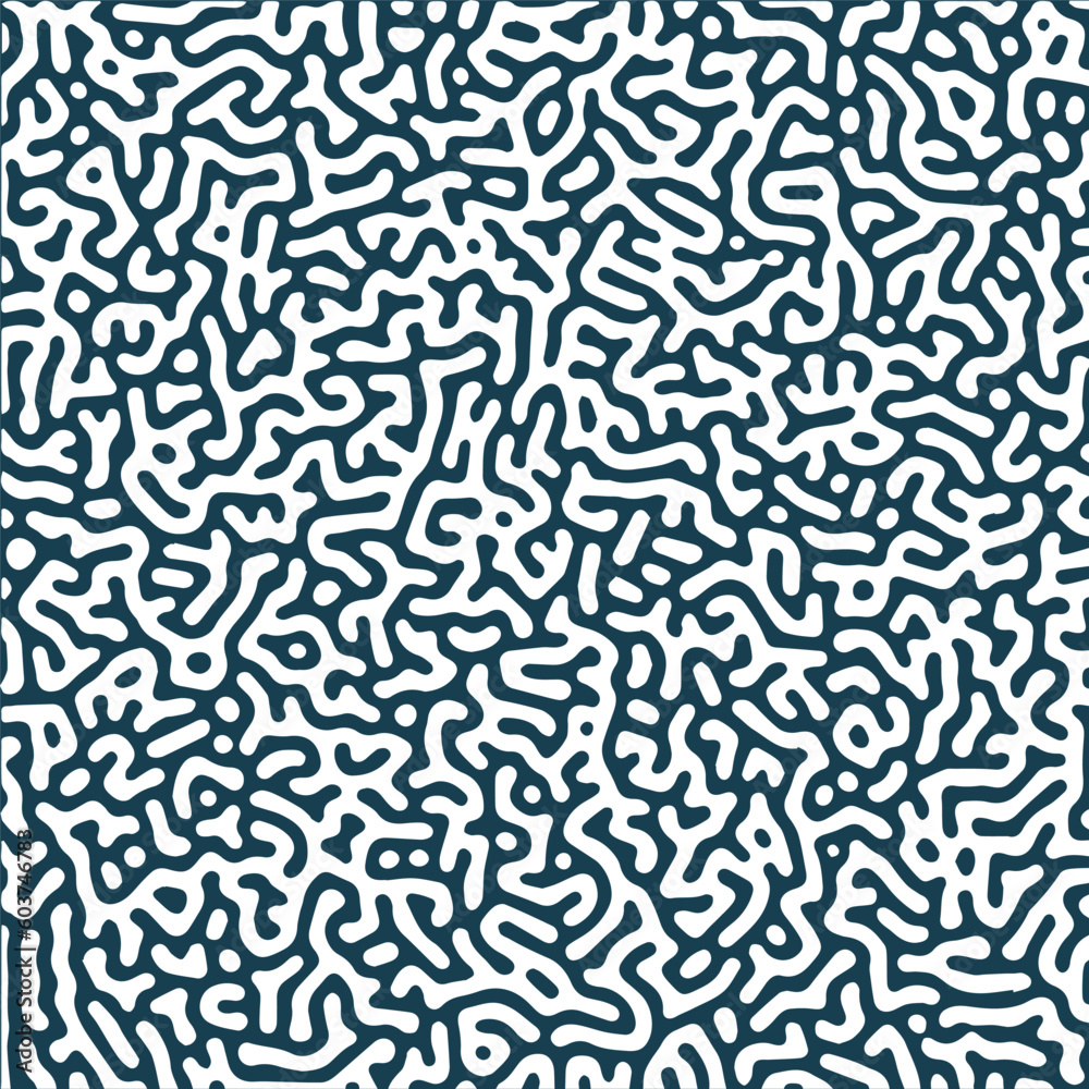 Monochrome reaction diffusion organic turing pattern background Monochrome reaction diffusion organic turing pattern background