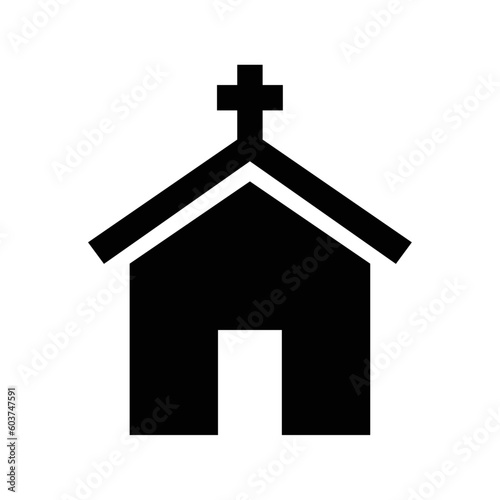 church building pray icon vector design