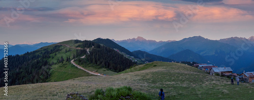 panorama of the mountains