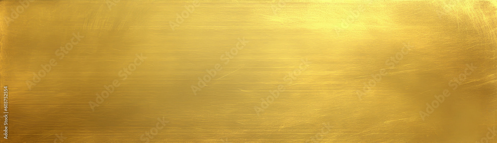Golden metallic background texture. Generative Ai Illustration.