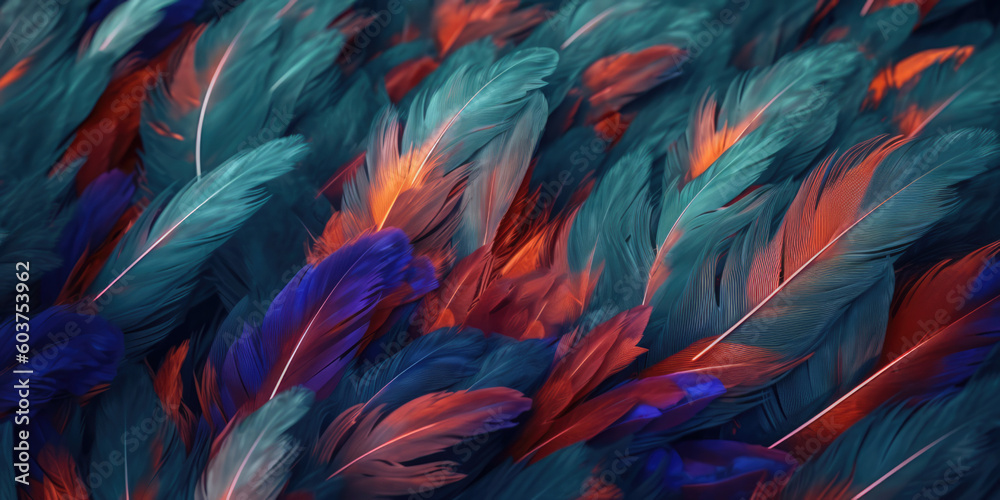 colorful feathers background colorful feathers background