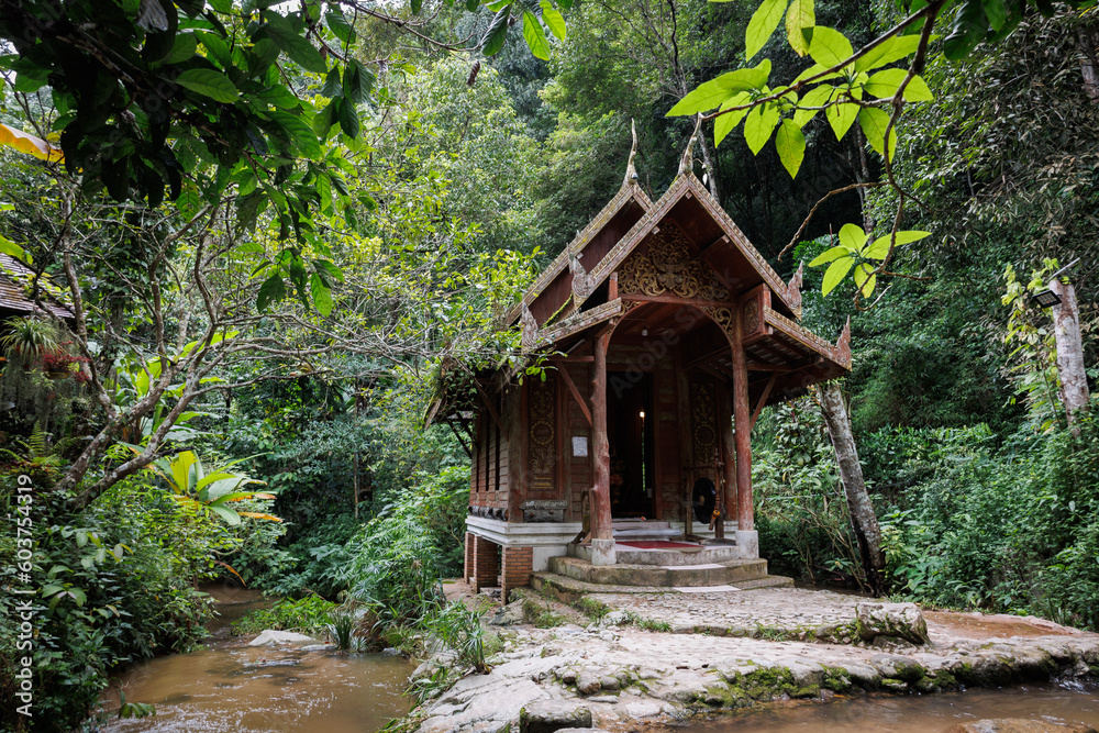 Wat Khantha Phueksa, Mae Kampong Village, Thailand Wat Khantha Phueksa, Mae Kampong Village, Thailand