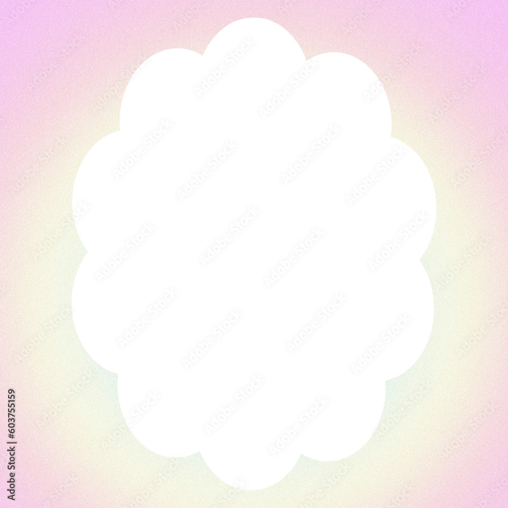 Pink And Yellow Gradient Flower Frame Pink And Yellow Gradient Flower Frame