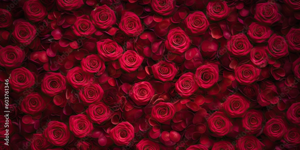 Romantic Red. Textured Rose Background for Love and Romance. Generative AI illustrations. Romantic Red. Textured Rose Background for Love and Romance. Generative AI illustrations.
