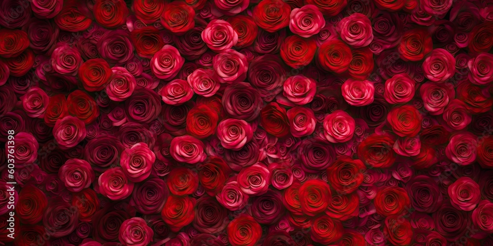 Romantic Red. Textured Rose Background for Love and Romance. Generative AI illustrations. Romantic Red. Textured Rose Background for Love and Romance. Generative AI illustrations.