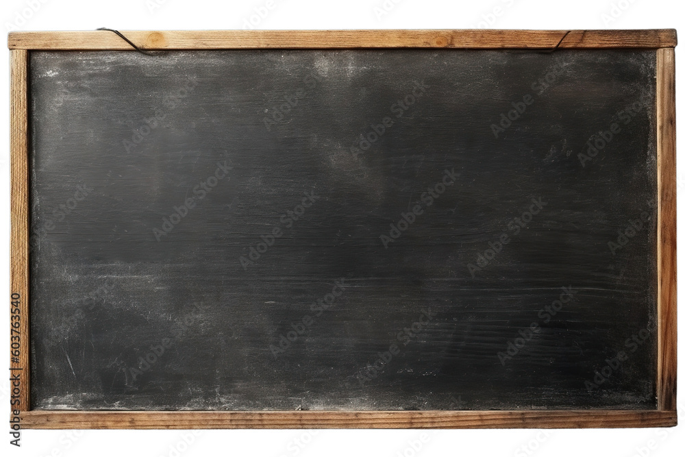 old blackboard isolated , image created with ia - obrazy, fototapety, plakaty 