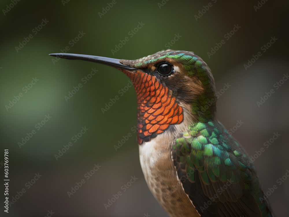 Fototapeta premium hummingbird on a branch