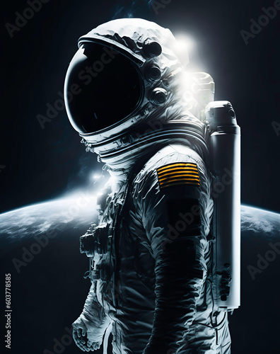 Astronaut. Generative AI Technologie