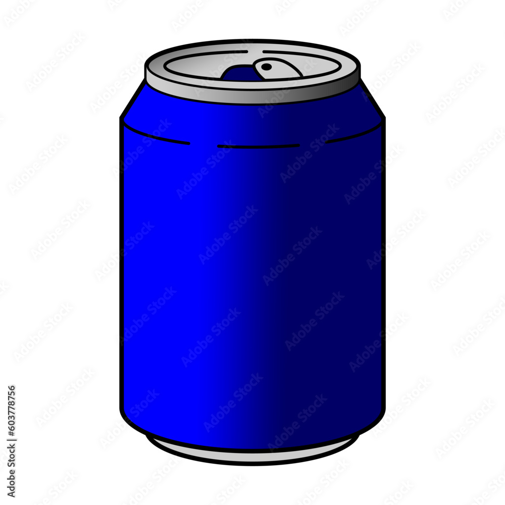 Obraz premium soda can isolated white background 