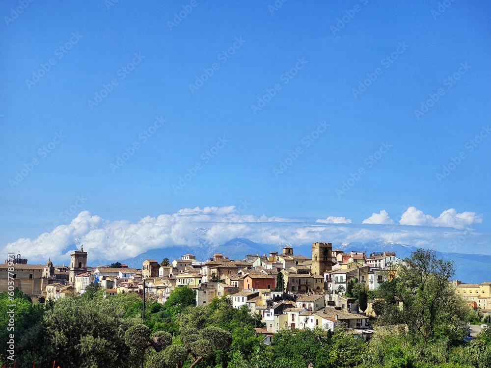 view of the historic center of Lanciano in Abruzzo