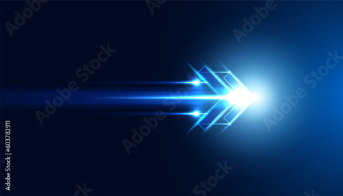Abstract technology hi tech background concept speed movement motion blur moving fast in the light.