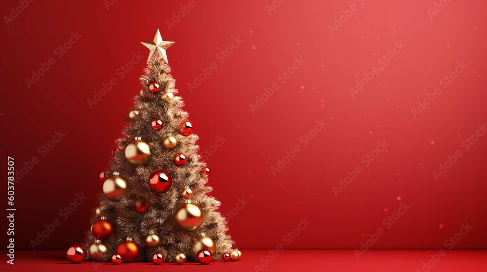 golden and silver lights with christmas tree on red background,bright decoration for merry xmas message.Elegant holiday season social post digital card.Copy type space for text or logo generative ai
golden and silver lights with christmas tree on red background,bright decoration for merry xmas message.Elegant holiday season social post digital card.Copy type space for text or logo generative ai