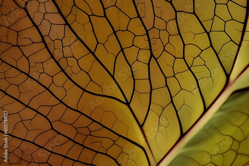 texture leaf - generative ai photo