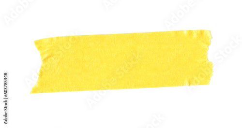 yellow sticker paper tape washi tape high quality isolated