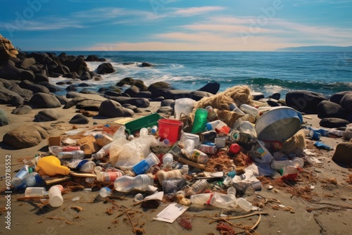 Marine litter  a big pollution problem in the ocean