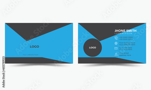Double-Sided Creative business card design template with Style minimalist and elegant design.abstract visiting card for business and personal use.
vector print template.creative modern card and busine