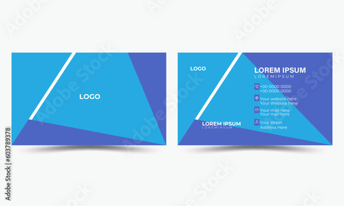 Double-Sided Creative business card design template with Style minimalist and elegant design.abstract visiting card for business and personal use.
vector print template.creative modern card and busine