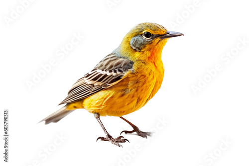 A Graceful Bird in Transparent Background: A Captivating Illustration of Nature's Beauty and Freedom Expressed through a Vibrant Feathery Friend. Generative AI © Kordiush
