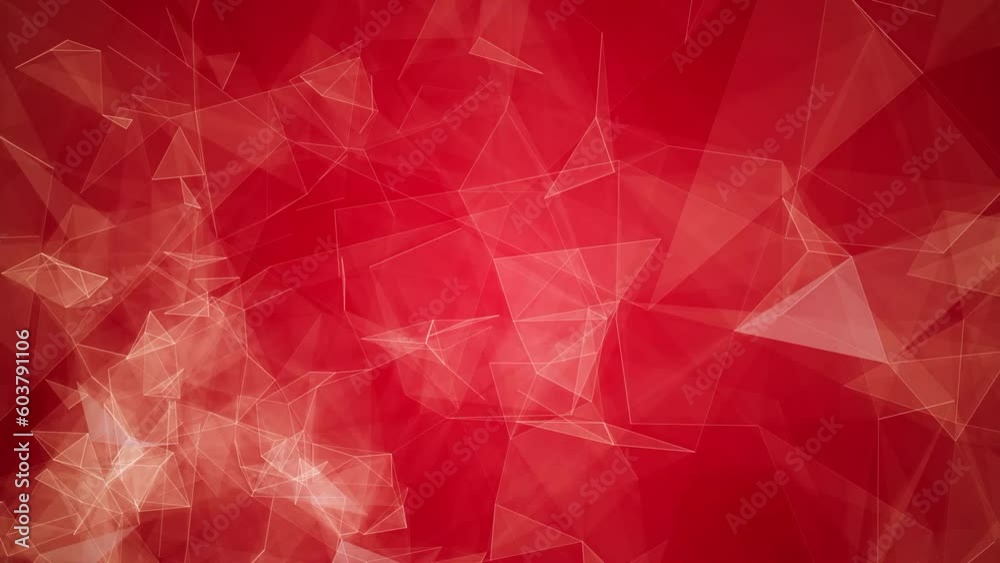 Red background with abstract animation for presentations
