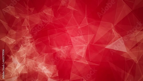 Red background with abstract animation for presentations