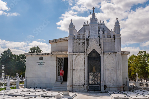 The Christopher Columbus cemetery in the city of Havana in Cuba