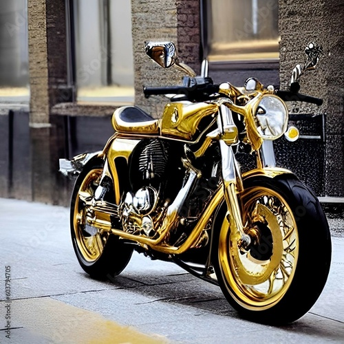 Motorcycle Gold Edition Eye Catcher