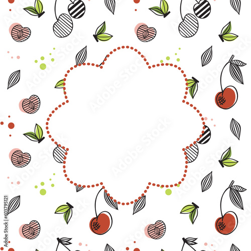 Vector berry vertical banners set. Raspberry, cherry, strawberry, black currant. Design for sweets and pastries filled with berry, candy, dessert menu, health care products. With place for text