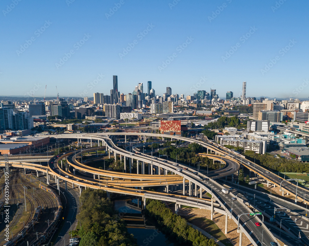 View of Brisbane skyline