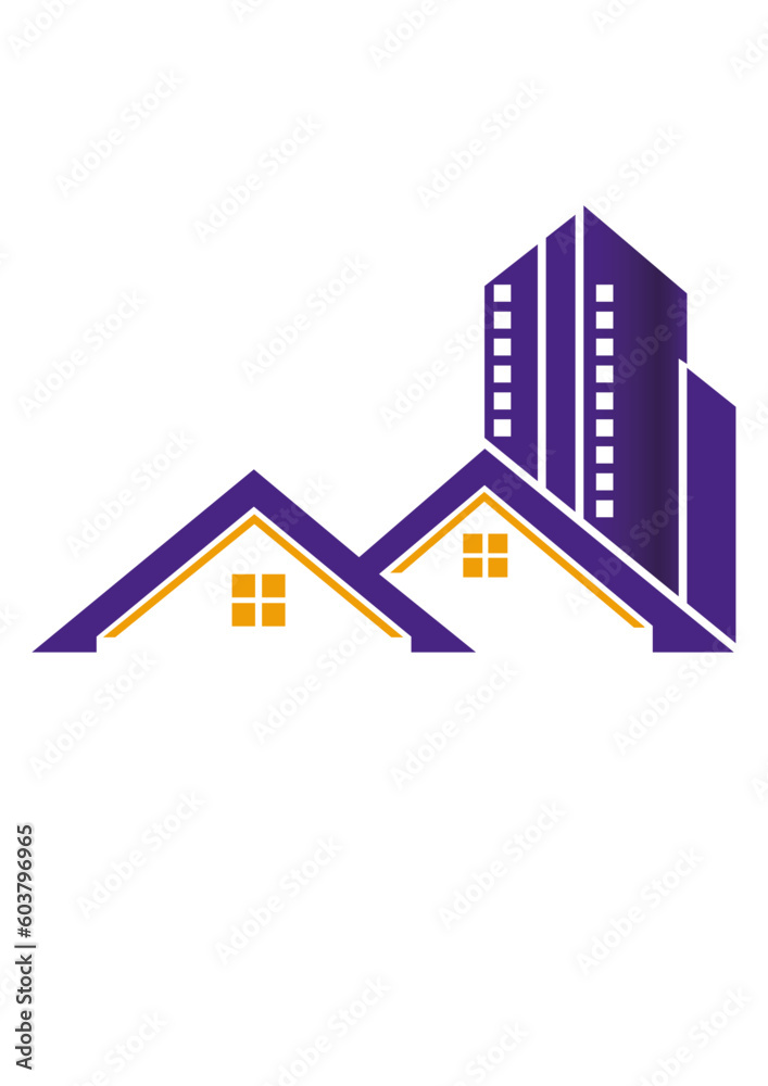 Logo for real estate or property builders. Logo for real estate or property builders.