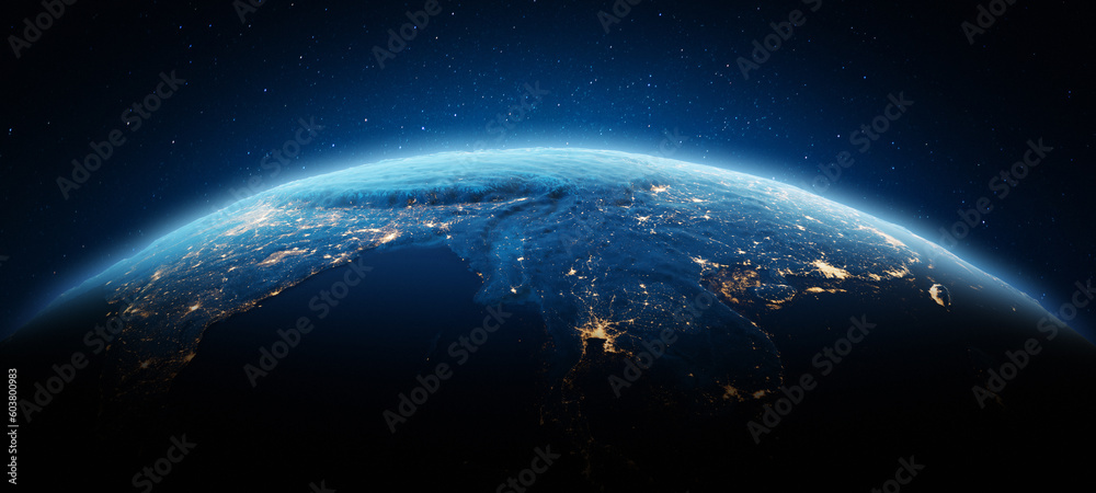 Obraz premium India city lights