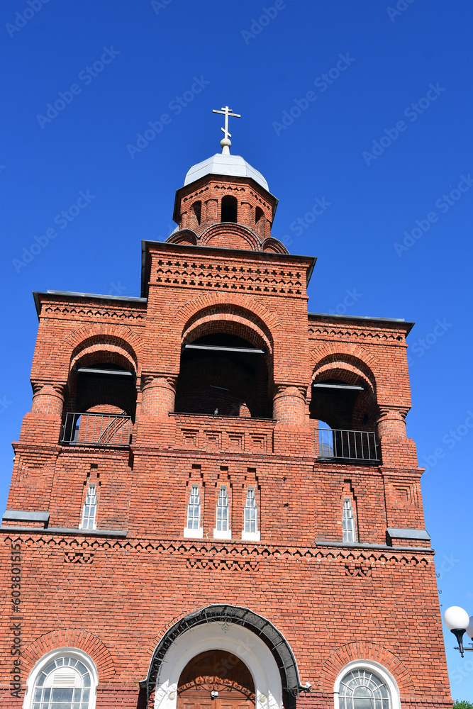 Orthodox church in Vladimir town, Russia