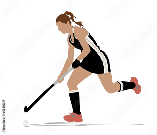 Canvas Print Hockey sur gazon