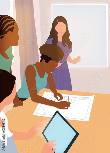 MEETING OF WORKING WOMEN IN ROOM