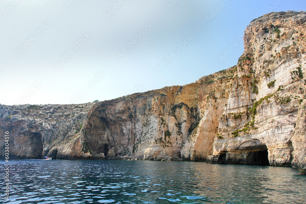 The Blue Grotto sea cavern