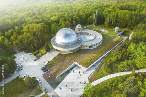 Obraz na płótnie Planetarium w Parku Ślaskim - Chorzów w salonie