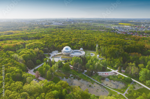 Obraz na płótnie Planetarium w Parku Ślaskim - Chorzów w salonie