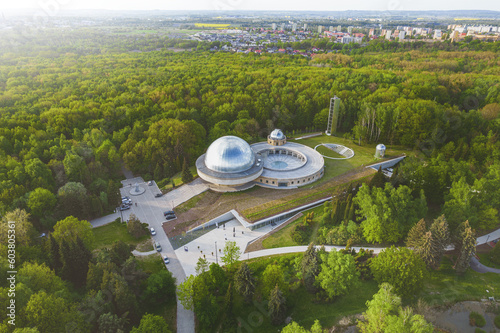 Obraz na płótnie Planetarium w Parku Ślaskim - Chorzów w salonie