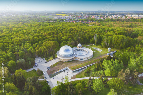 Obraz na płótnie Planetarium w Parku Ślaskim - Chorzów w salonie