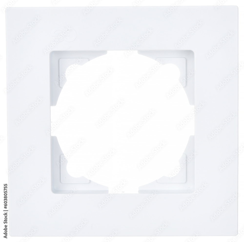 interior frame for a socket on a white background interior frame for a socket on a white background