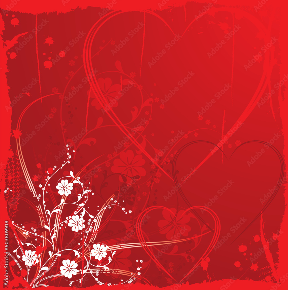 Valentine grunge background, vector illustration Valentine grunge background, vector illustration