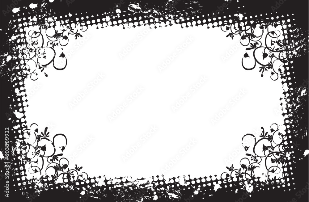 Grunge frame, vector illustration Grunge frame, vector illustration