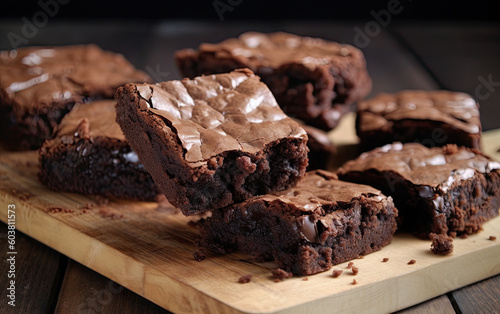 brownies created with Generative AI technology