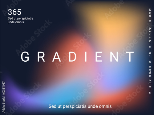 Liquid on colorful background. Bright mesh blurred pattern in pink, blue, green tones.