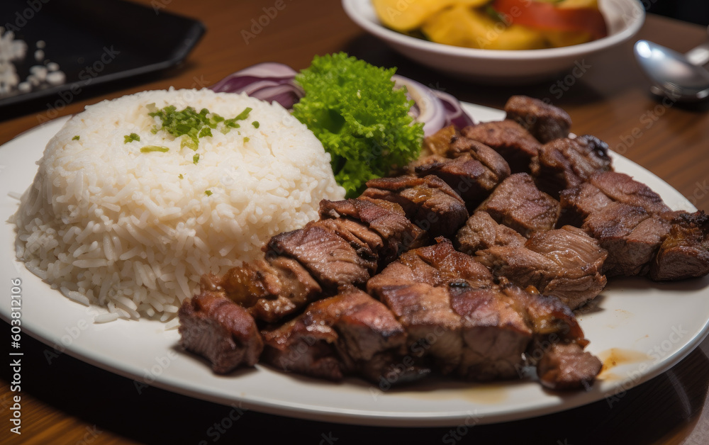 churrasco steak created with Generative AI technology churrasco steak created with Generative AI technology