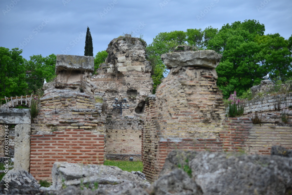 Bulgaria, Varna, Roman Baths, Archaeological site with ancient, built at the end of the 2nd century AD.