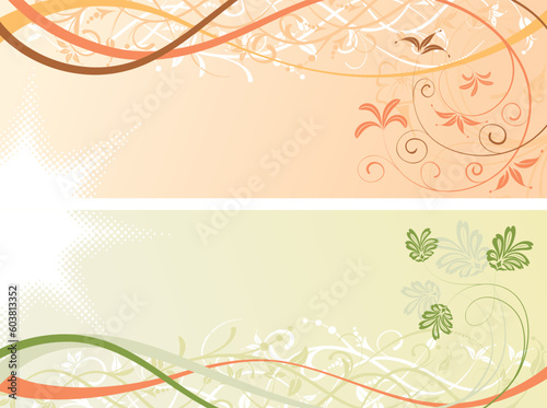 Flower background, element for design, vector illustration