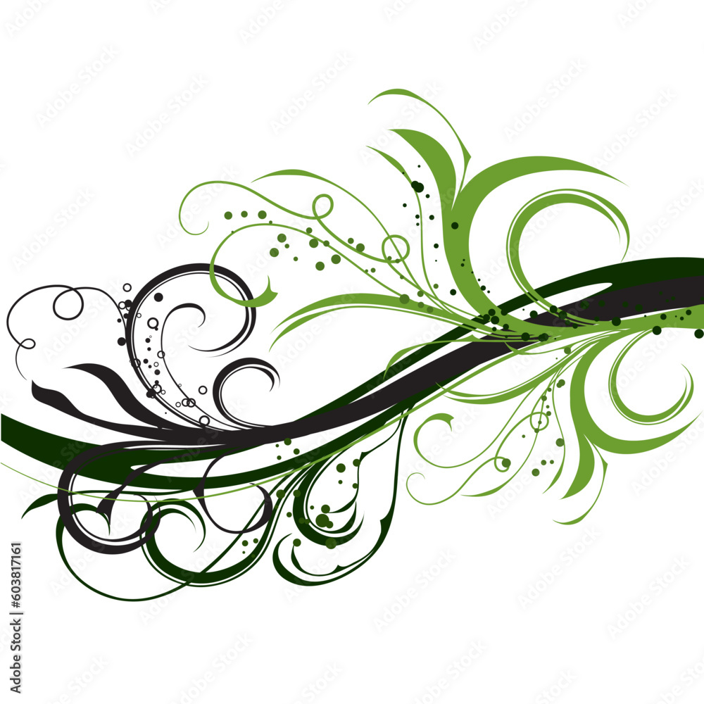 Floral abstract background, vector illustration Floral abstract background, vector illustration