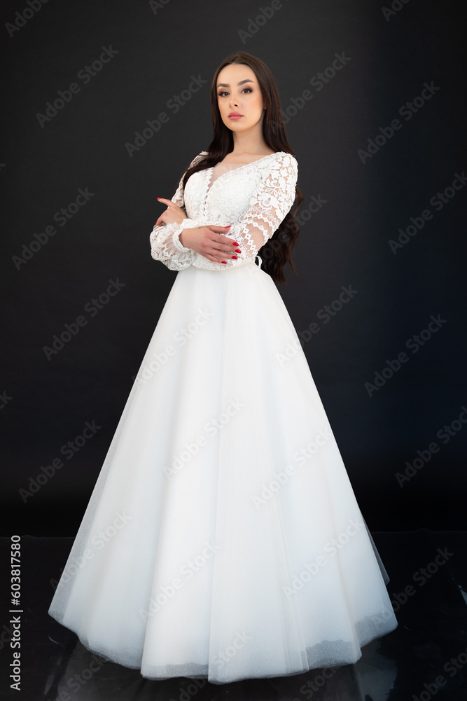 Stylish fashion woman bride wedding dress Stylish fashion woman bride wedding dress
